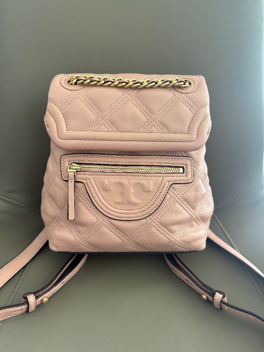 Tory Burch Fleming backpack pink